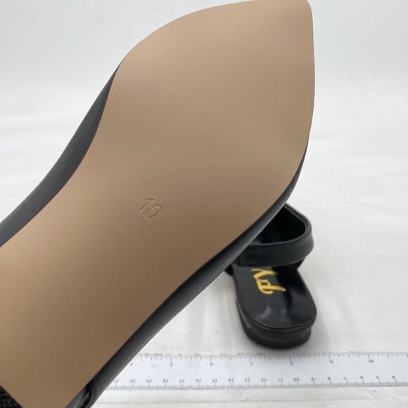 Elegant Black Slingback Flats - Picture 5 of 7